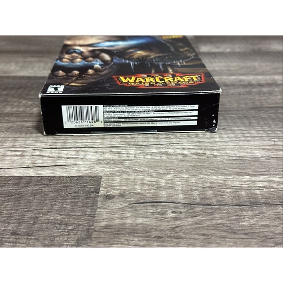 Warcraft III 3: Reign of Chaos UNDEAD Variant Cover Blizzard PC Sealed Box HTF - Picture 7 of 9